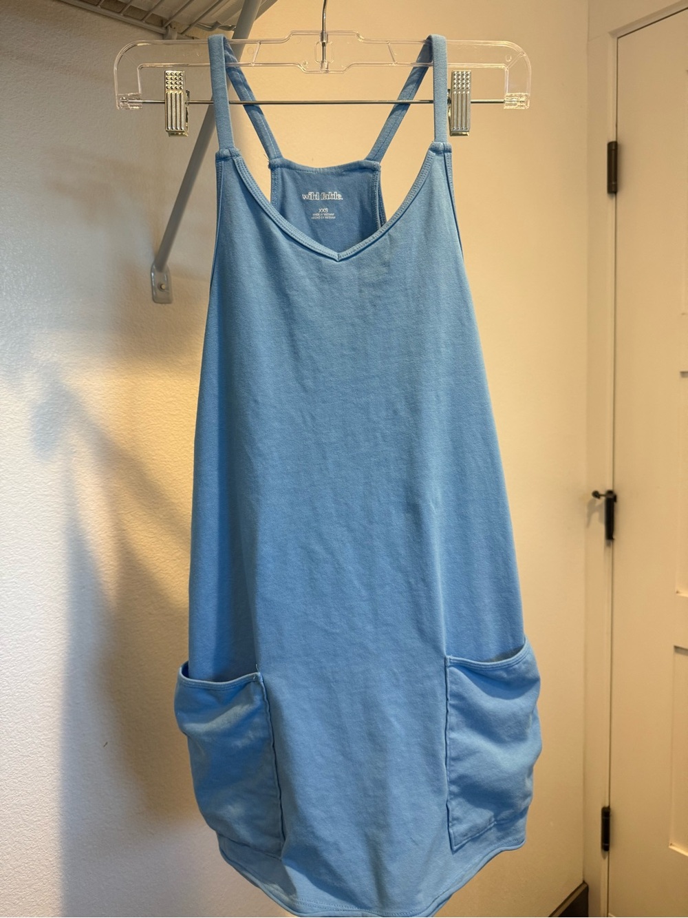 wild fable Light Blue Pocket Cami mini skirt dress